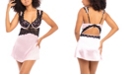 Oh La La Cheri Women's Padded Cup Chemise with Strap and Body Keyhole Details